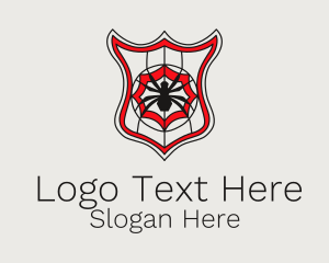 Spider Web Shield Logo