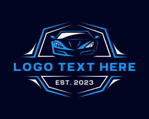 Motorsport - Car Motorsport League logo design