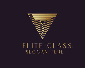 Elegant Modern Triangle logo design