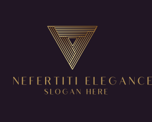 Elegant Modern Triangle logo design