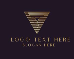 Elegant Modern Triangle Logo