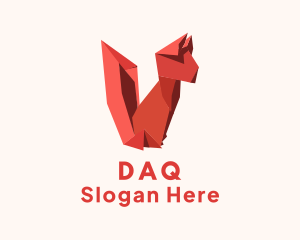 Fox Origami Craft Logo