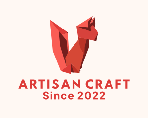 Craft - Fox Origami Craft logo design