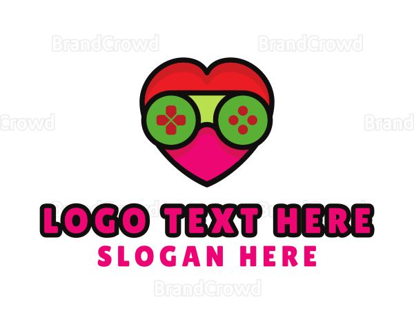 Heart Romantic Gaming Logo