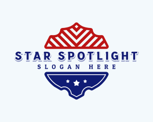 Patriotic American Shield logo design