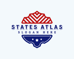 Patriotic American Shield logo design