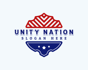 Patriotic American Shield logo design