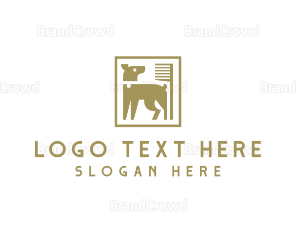 Pet Dog Comb Logo