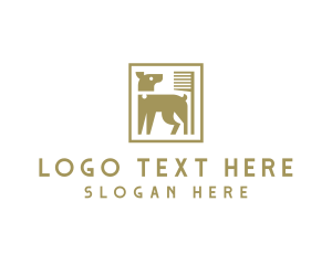 Hound - Pet Dog Comb logo design