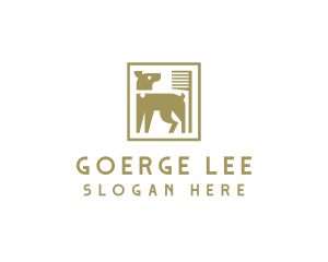 Pet Dog Comb Logo