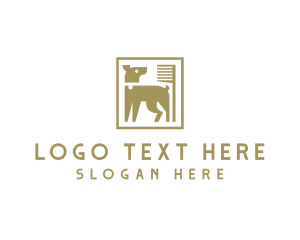 Veterinary - Pet Dog Comb logo design