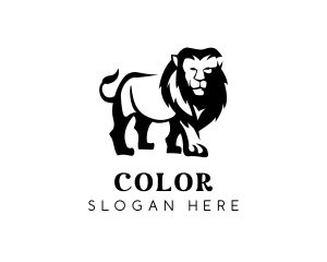 Lion Beast Wildlife Logo