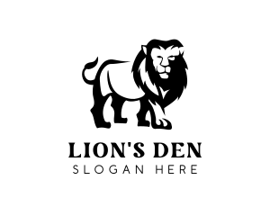 Lion Beast Wildlife logo design