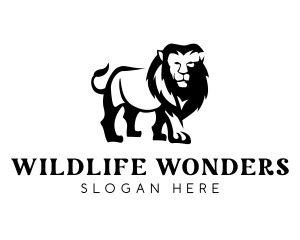 Lion Beast Wildlife logo design