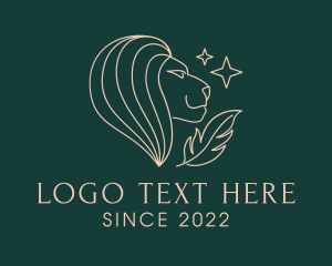 Mythology - Lion Fortune Teller logo design