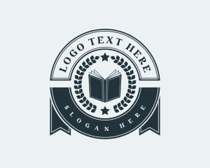 Library - Book Author Award logo design