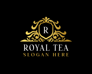 Decorative Royal Shield logo design