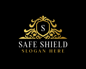 Decorative Royal Shield logo design