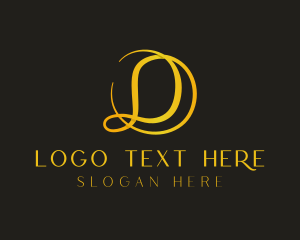 Fashion - Stylish Classy Letter D logo design