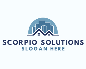 City House Building logo design