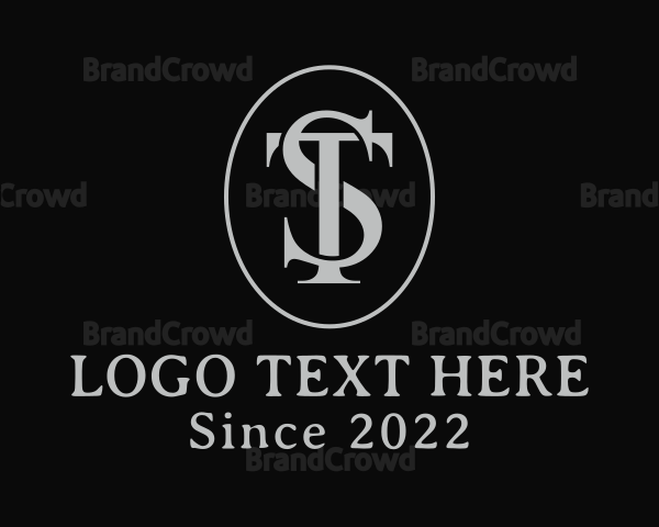 Jewelry Boutique T & S Monogram Logo
