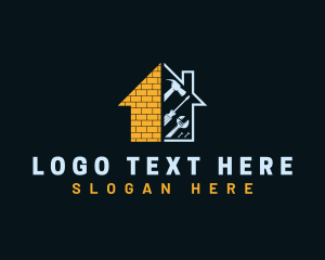 Nail - House Builder Contractor logo design