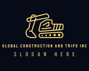 Builder Construction Excavator Logo