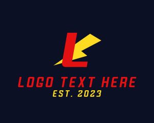 Distributor - Flash Speed Lightning Fitness logo design