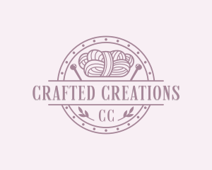 Handcrafted Crochet Yarn logo design