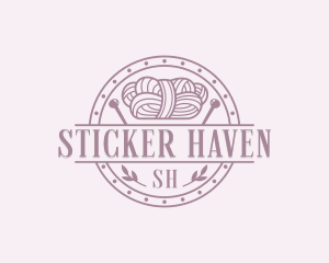 Handcrafted Crochet Yarn logo design