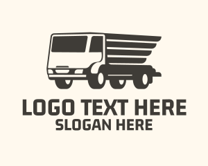 Mover - Wing Truck Cargo logo design