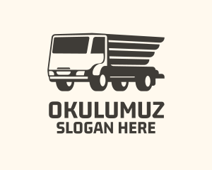 Fast - Wing Truck Cargo logo design