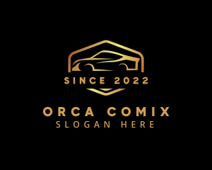Supercar - Luxury Supercar Emblem logo design