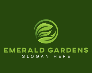 Gardening Leaf Plant logo design