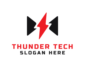 Thunder - Thunder Bow Tie logo design