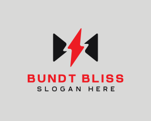 Thunder Bow Tie logo design