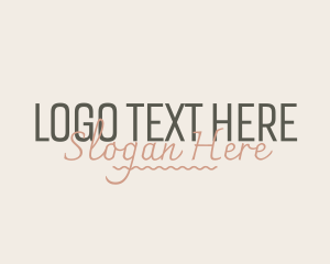 Designer - Elegant Boutique Designer Wordmark logo design