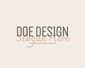 Elegant Boutique Designer logo design