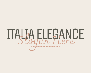 Elegant Boutique Designer logo design