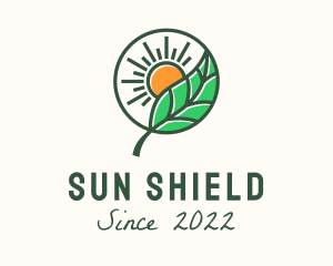 Sun Leaf Agriculture  logo design