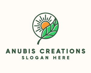 Sun Leaf Agriculture  logo design