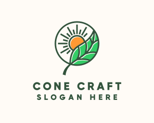 Sun Leaf Agriculture  logo design