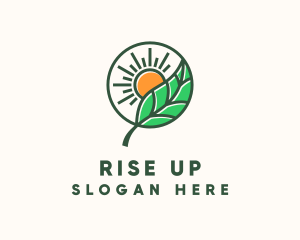 Sun Leaf Agriculture  logo design