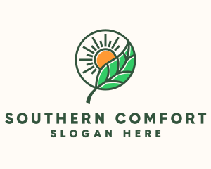 Sun Leaf Agriculture  logo design