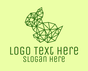 Ecology - Simple Rodent Line Art logo design