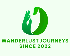 Sustainability - Botanical Gardening Hand logo design