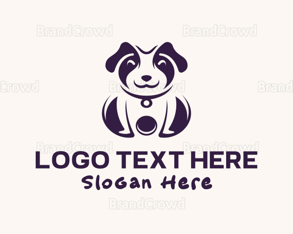 Pet Dog Grooming Logo