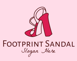 Sandal - Women's Shoes Heels logo design