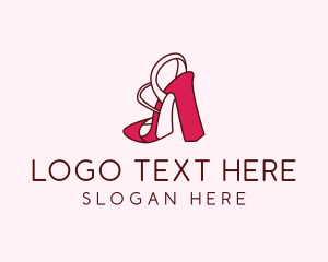 Lady - Women's Shoes Heels logo design