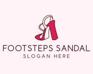 Sandal - Women's Shoes Heels logo design